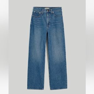 NWT TALLER Madewell Perfect Vintage Wide-Leg Crop Jean in Cresslow Wash, 27 TL